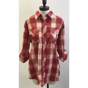 Mens Southpole size XL Red Plaid Shirt